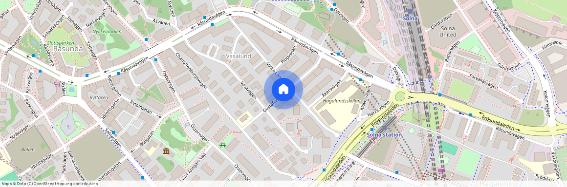 Gustafsvägen, Solna