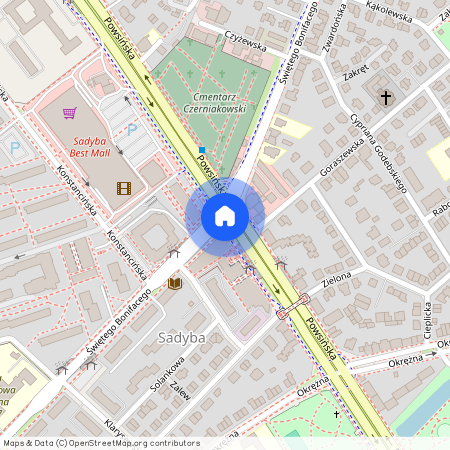 Sadyba, Mokotów, Warszawa, mazowieckie