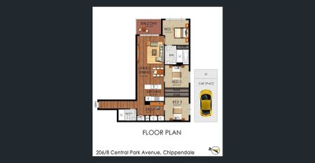 East-Facing Three Bedroom Apartment with Modern, Contemporary Design - Photo 2