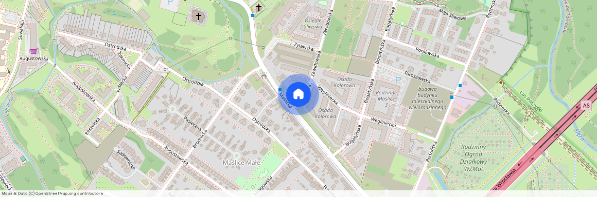 ul. Maślicka, Maślice, Fabryczna, Wrocław, dolnośląskie