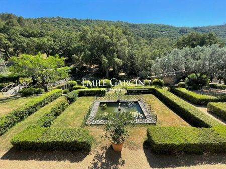 Villa de caractère à la location - Golfe de Saint Tropez - 2 hectares de jardin paysager - Photo 3