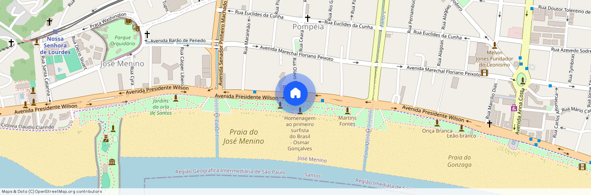 Avenida Avenida Presidente Wilson, Pompéia - Santos