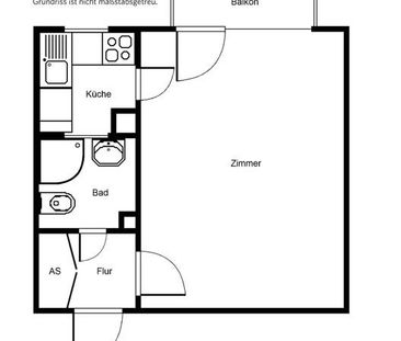 Sanierte/ Renovierte 1-Zi.-Single-Wohnung mit Balkon in Stadtlage a... - Foto 5