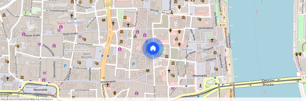 Marspfortengasse, 50670 Innenstadt - Köln Altstadt