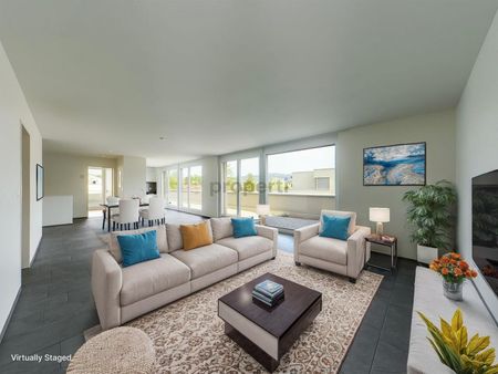 Grosszügige 3.5-Zimmer Attikawohnung mit 65m2 Dachterrasse in Laufen und toller Aussicht - Foto 5