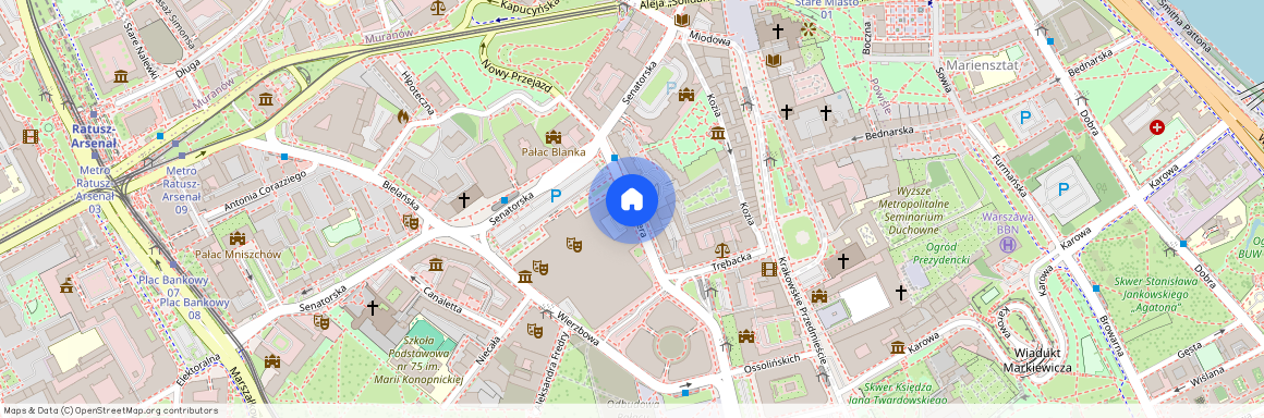 Warszawa, Śródmieście, ul., Moliera