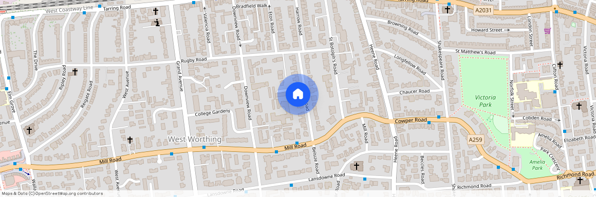 First Floor Flat, 25 Belsize Road, Worthing, BN11 4RH