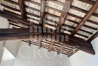 Center-Pantheon: Beautiful fully furnihed modern 1 bedroom, 2 bath loft in Historic building. Quiet, bright, parquet floors, high ceilings, air conditioning, close to services. # 2264