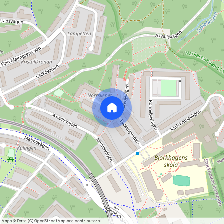 Lyckebyvägen, Johanneshov