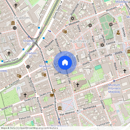 ul. Bożego Ciała, Kazimierz, Stare Miasto, Kraków, małopolskie