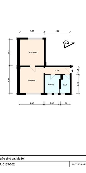 Charmante 2-Zimmer-Wohnung in zentraler Lage! - 23569 Lübeck - Photo 2