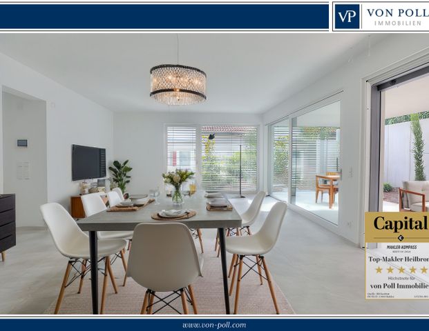 Exklusive Erdgeschosswohnung in Heilbronn-Ost – Erstbezug mit modernstem Wohnkomfort - Foto 1