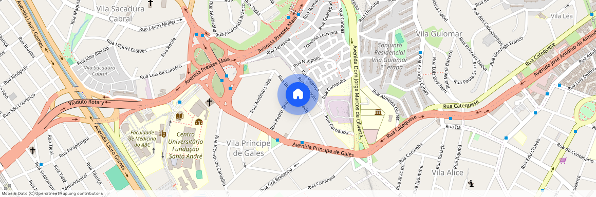 Rua Brasílio Machado, 320 - Vila Príncipe de Gales, Santo André - SP