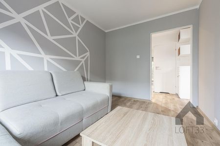 Dwupokojowe mieszkanie na parterze z balkonem w Jaworznie na os. Gigant | Spacer 3D - Zdjęcie 5