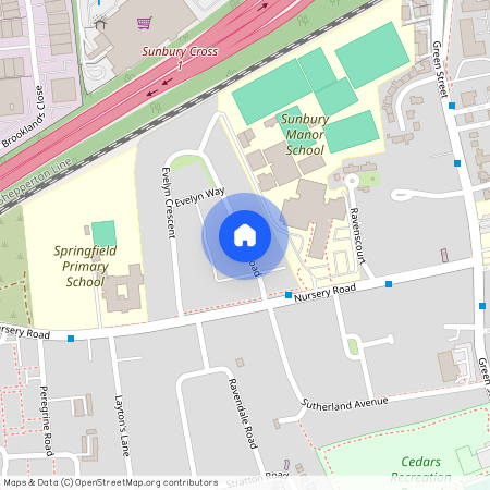 Beverley Road, Sunbury-On-Thames, TW16