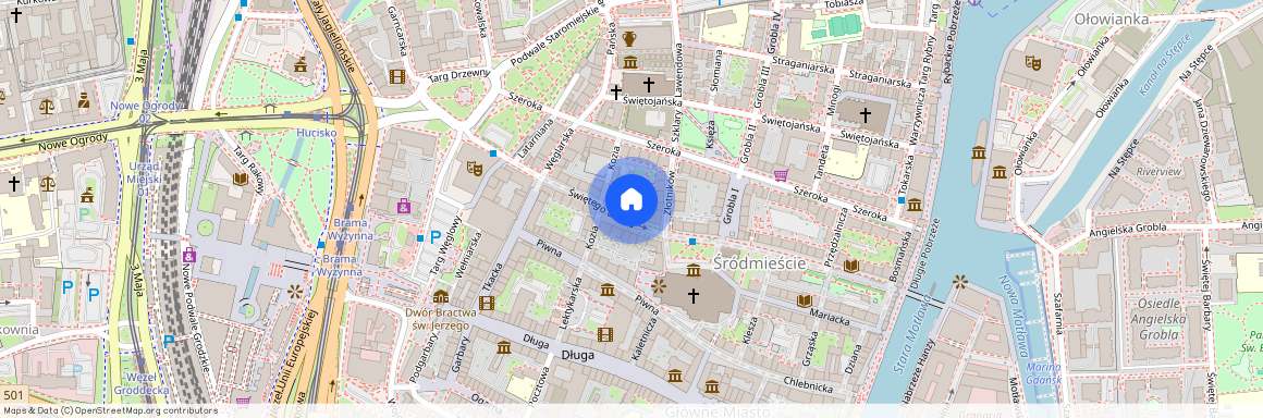 ul. św. Ducha, Śródmieście, Gdańsk, pomorskie