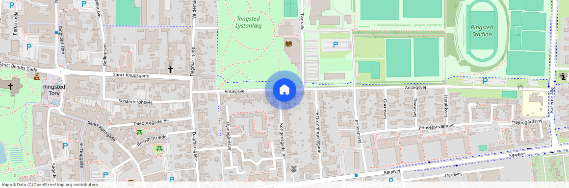 1. th, Anlægsvej 26, 4100, Ringsted