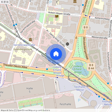 Hamburger Allee 4, 60486 Frankfurt am Main, Germania