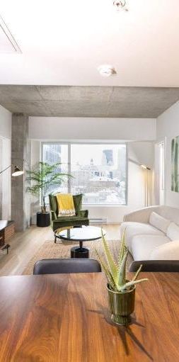 4 1/2 dans un projet locatif moderne à Place Gare Viger - Photo 1