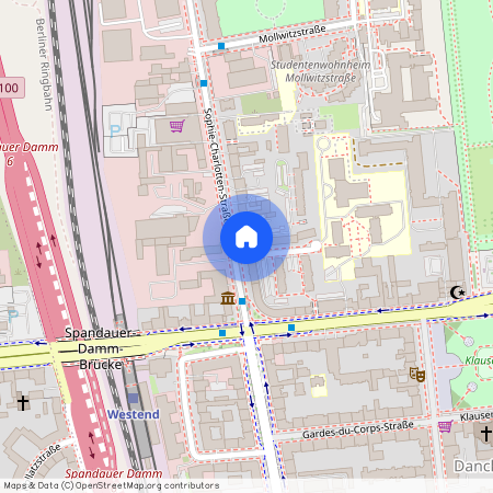 Sophie Charlotten Str 105G, 14059 Berlin - Charlottenburg