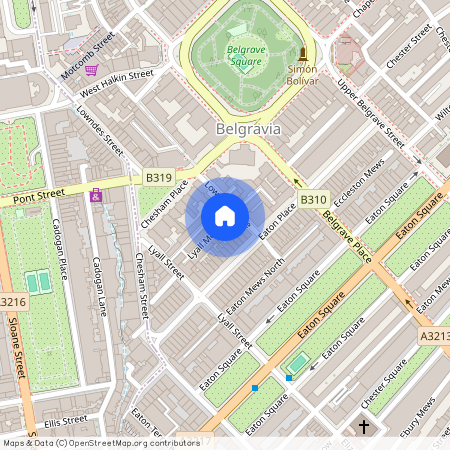 Eaton Place, Belgravia, SW1X 8DE, London