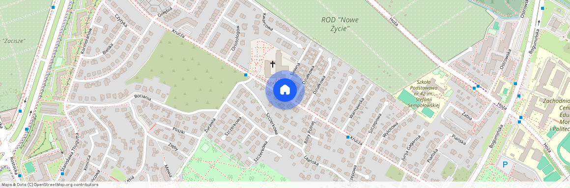 ul. Krucza, Żelechowa, Północ, Szczecin, zachodniopomorskie