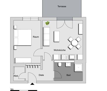 2,0-Zimmer-Wohnung in Bonn Endenich - Foto 1