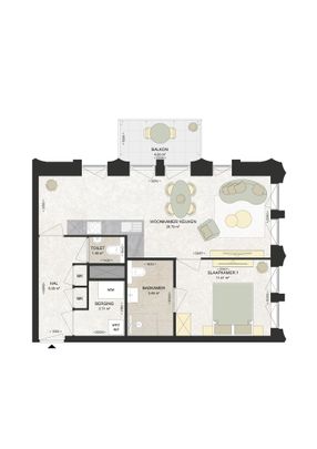 Appartement te huur: Kennedylaan 256 2035 TR Haarlem - Photo 1