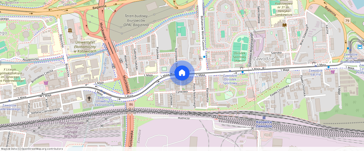 Śródmieście, 1 Maja, Katowice