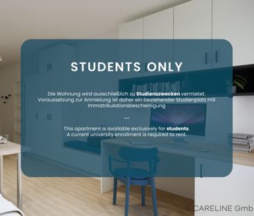 Smartes 1-Zimmer-Apartment für Studierende im Quartillion Wiesbaden - Photo 1