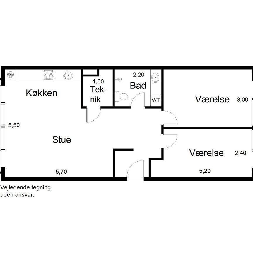 Brassøvej 16, 1. th., 8240 Risskov, Aarhus - Foto 1