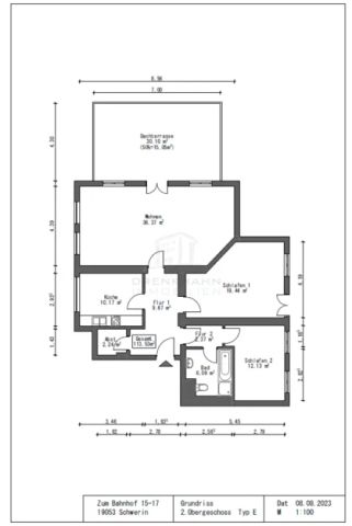 *Erstbezug* Wo die Direktion zu Hause war | Hochwertig ausgestattete 3-Zimmer-Wohnung mit Fahrstuhl - Foto 5