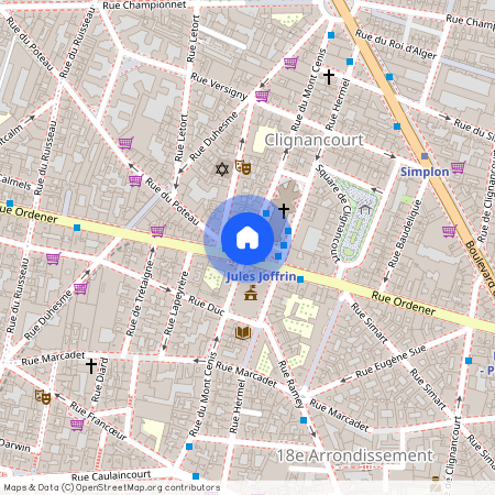 Rue du Mont-Cenis, Francja, Paris