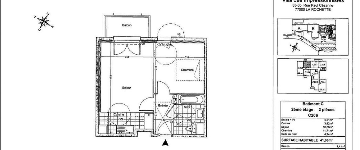 Appartement 2 pièces à louer à La Rochette - Réf. 5497 - Photo 1