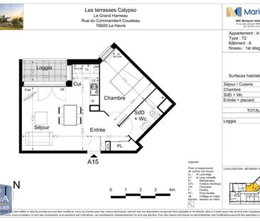 Location Appartement 2 pièces 45m² LE HAVRE 76620 - Photo 1