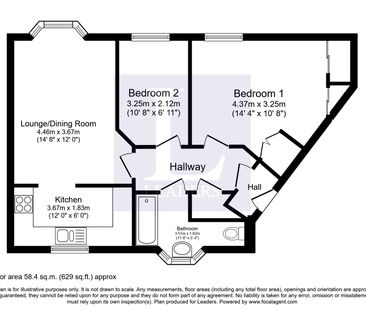 2 bedroom apartment to rent Peppercorn Way, Dunstable, Bedfordshire... - Photo 3