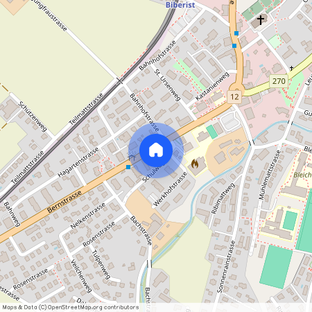 4562, Biberist, Schulweg, 2