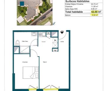 Location Appartement 2 pièces 42m² VILLEPINTE 93420 - Photo 1