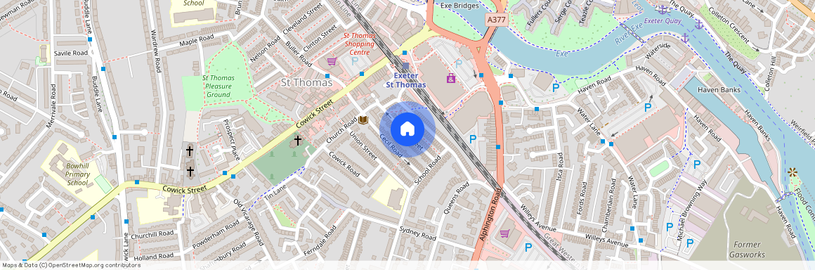 Oxford Street, Exeter, Devon, EX2