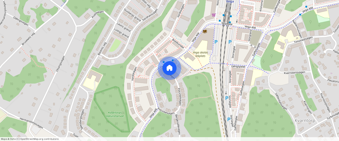 Bidevindsgränd 9, Vega