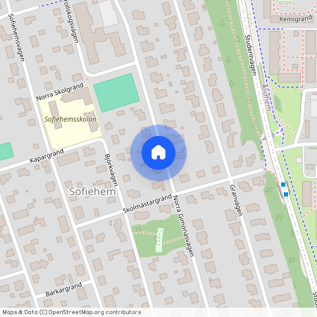 Norra Gimonäsvägen, Umeå