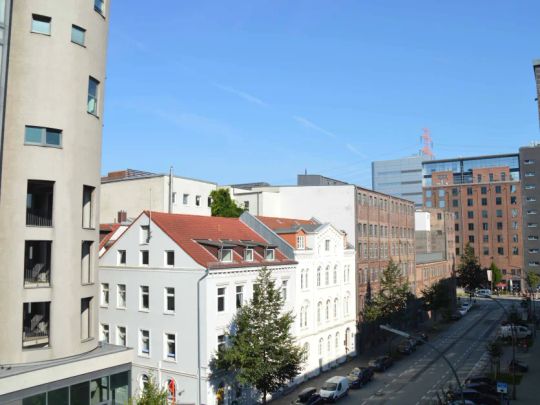 Moderne 2-Zimmerwohnung mit Dachterrasse im Harburger Binnenhafen! - Photo 1