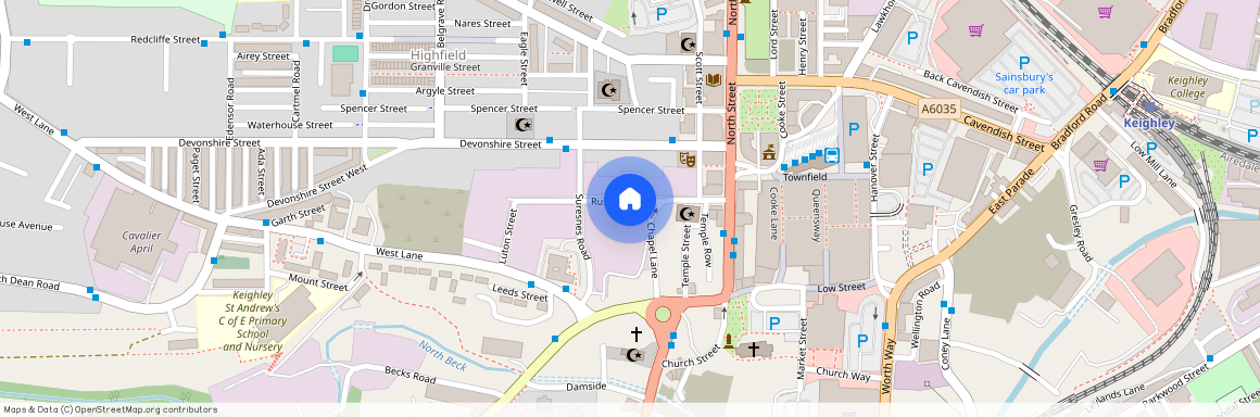 Flat 1, 3 Russell Street, Keighley, BD21 2JU