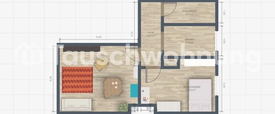 TAUSCHWOHNUNG Tolle 2 Zimmerwohnung im Sprengelkiez - Foto 1