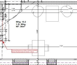 1.5 Zimmer, 37 m², EG - Foto 2