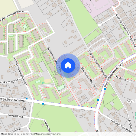 ul. Stanisława Moniuszki, Kościerzyna, kościerski, pomorskie