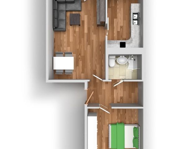 2-Raum-Wohnung Kolkturmring 14 - Foto 1