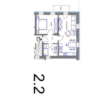 Sonnig, modern, kompakt – 2-Zimmer-Wohnung in ruhiger Lage - Foto 1