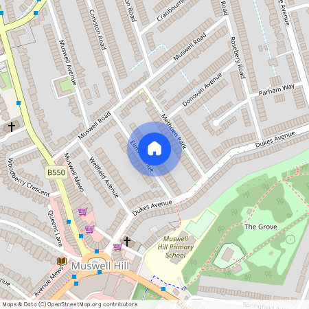 Elms Avenue London N10, London, N10