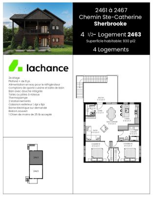 2463, chemin Ste-Catherine, Sherbrooke (Université) - Photo 1